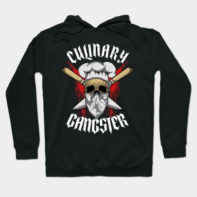 Culinary Gangster The Best Cook In The Kitchen Pun Hoodie by theperfectpresents